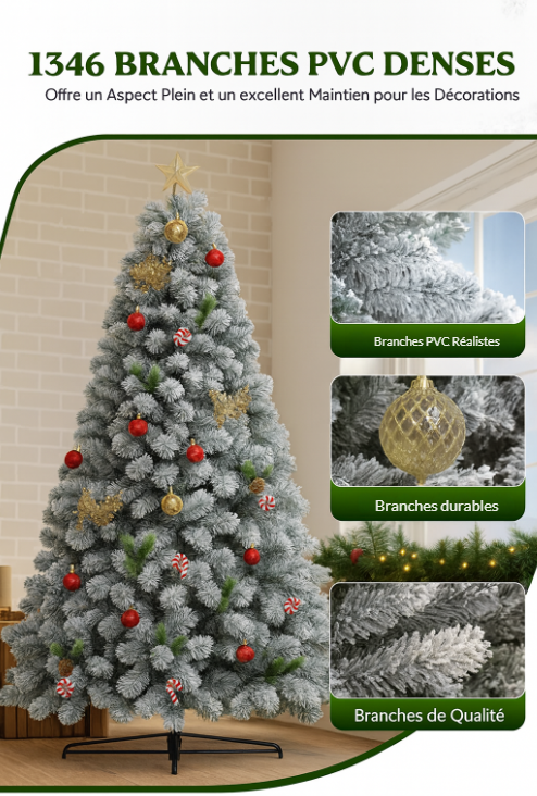 Sapin de Noël Enneigé Premium