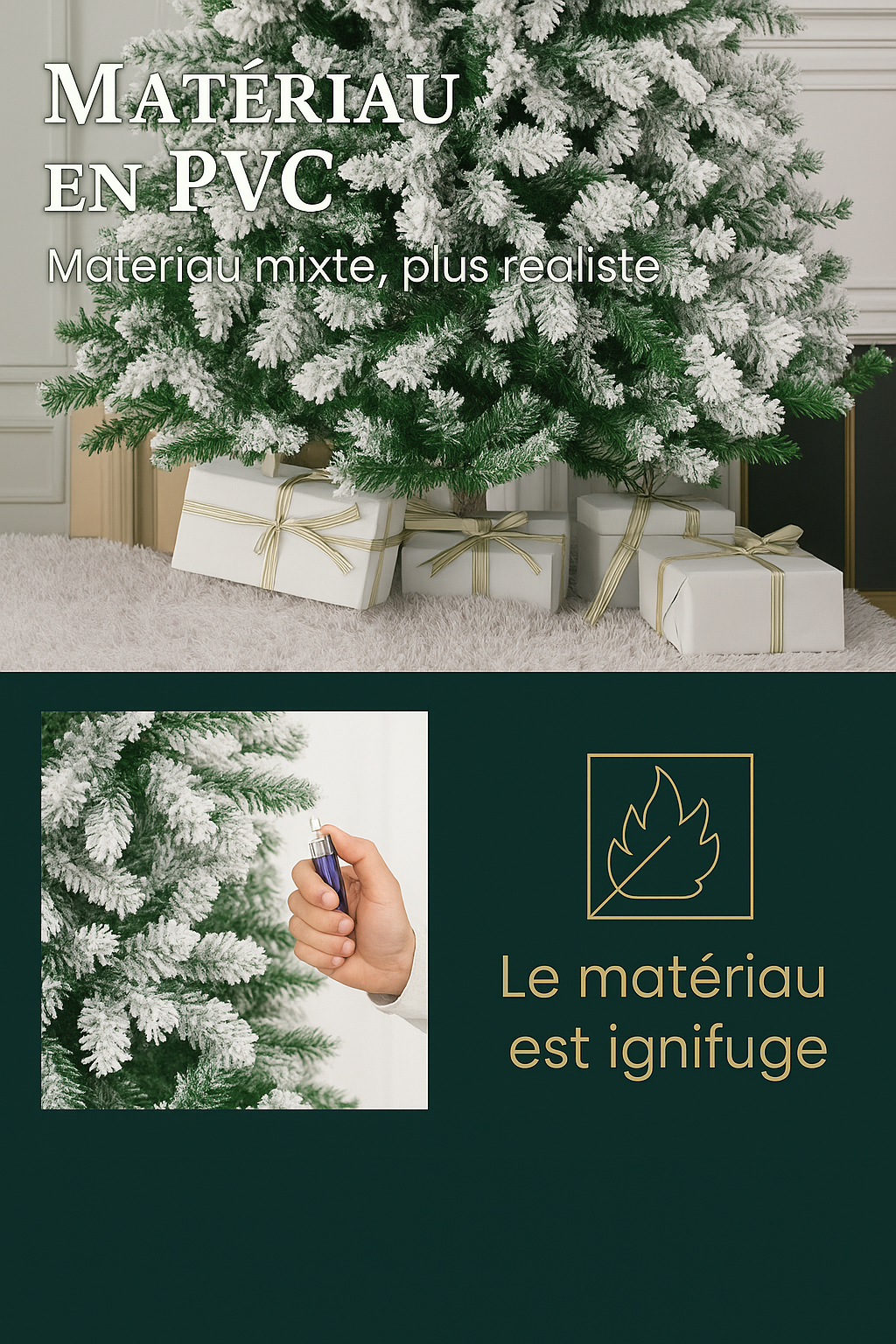 Sapin de Noël Enneigé Premium