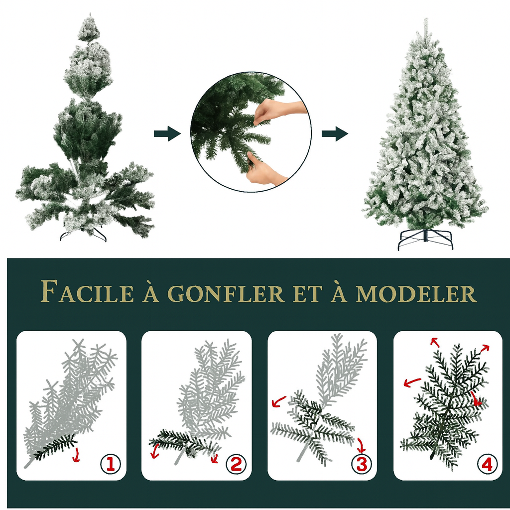 Sapin de Noël Enneigé Premium