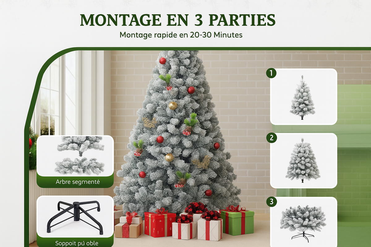 Sapin de Noël Enneigé Premium